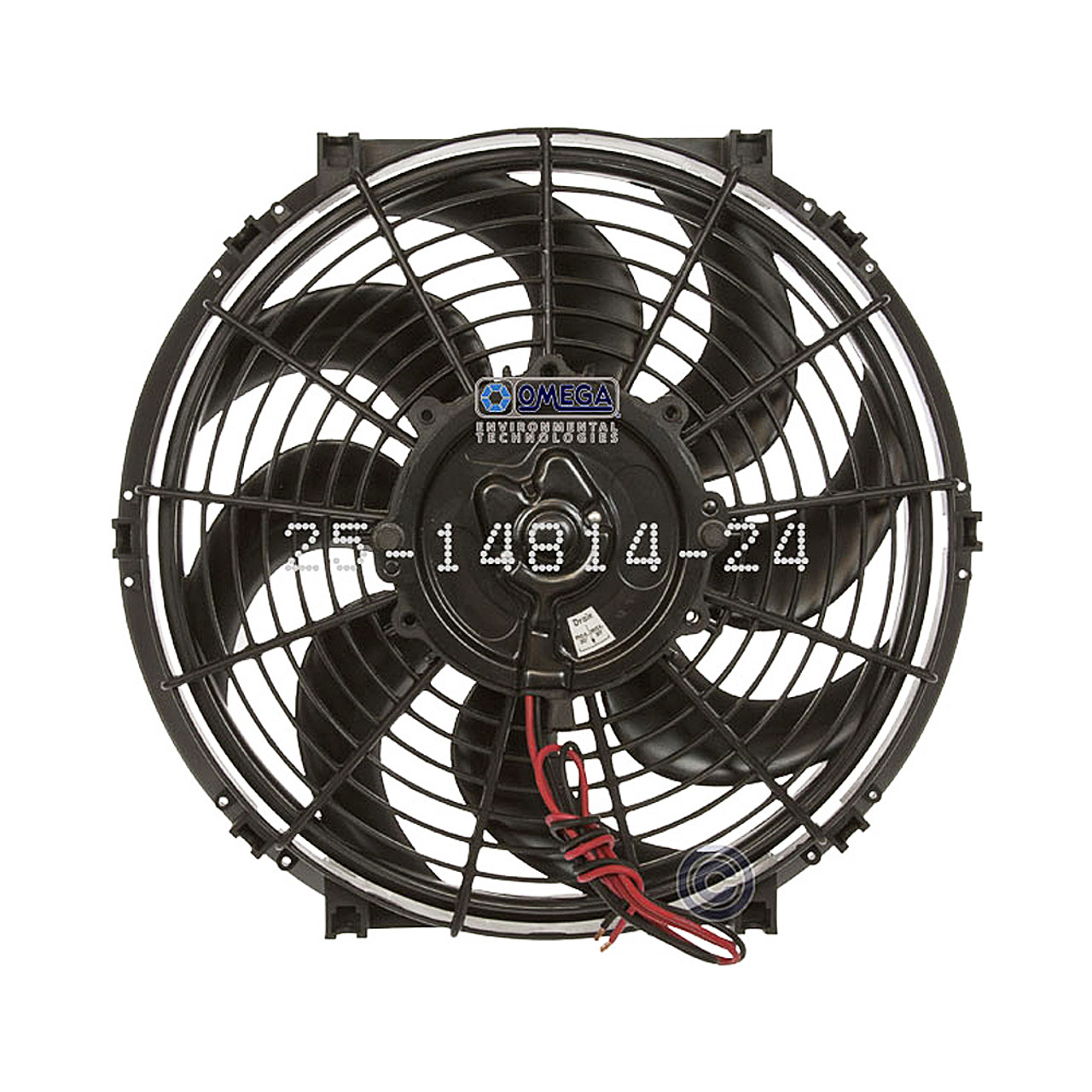 Omega 11 in. Standard Motor Pusher Fan Assembly 24V with Skewed Blade -  25-14814-24