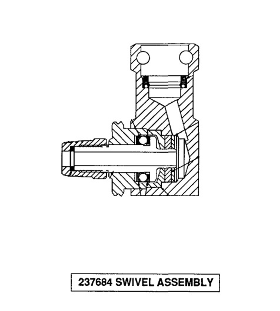 Lincoln Swivel Assembly for Bare Reel Model No. 82206-1 - 237684