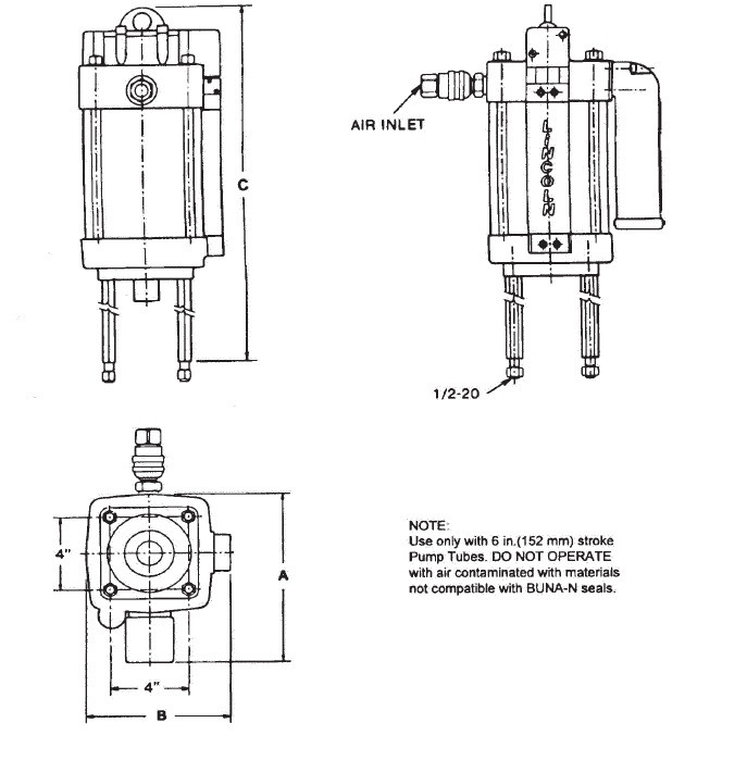 Lincoln Air Motor 84806