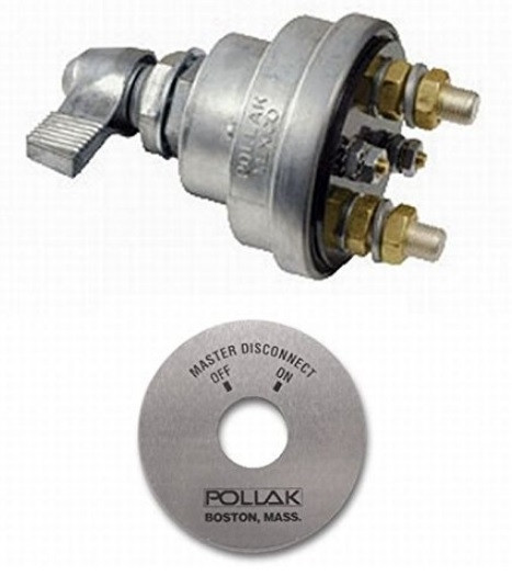 Switch Face Plate Aluminum ON/OFF Face Plate For Pollak 51-322 Keyed ...