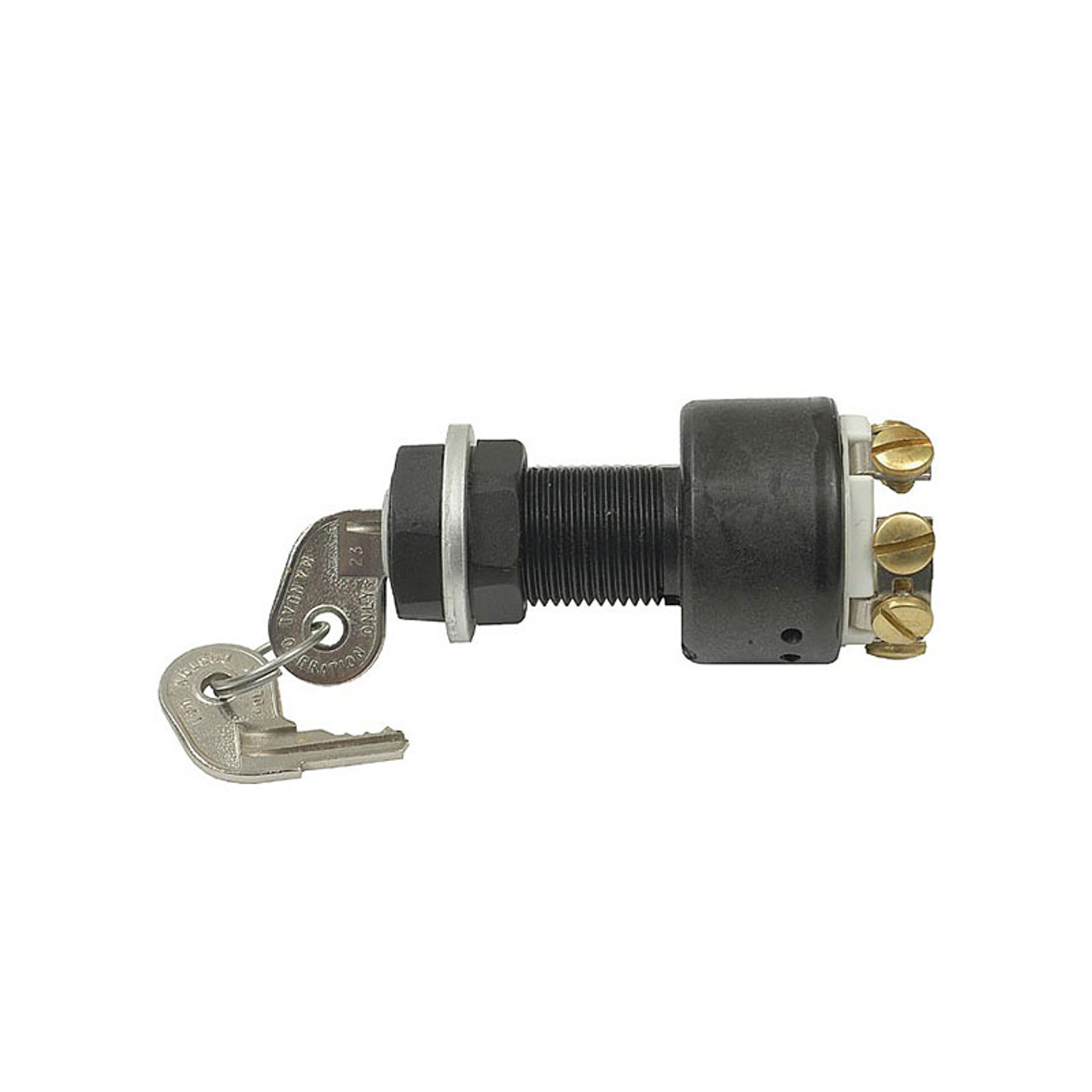 Pollak 3-Position Marine Starter Switch - 33-107