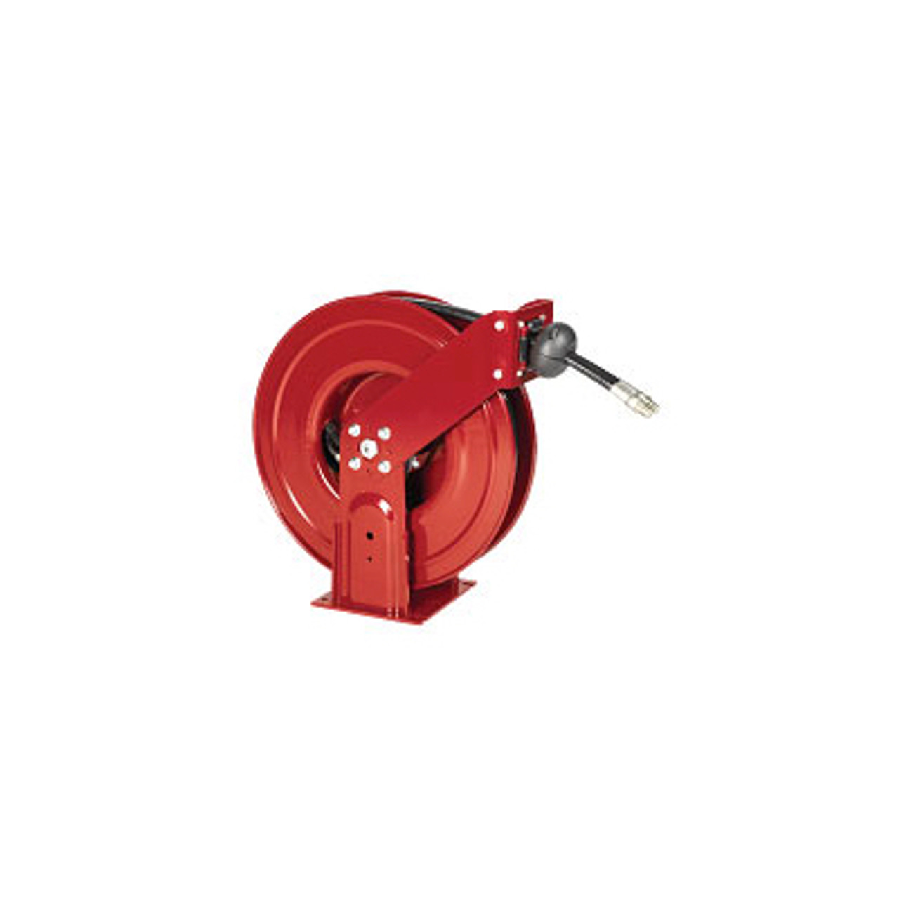 Alemite 1800 PSI Narrow Double-Post Reel with 1/2 in. and 50 ft. Delivery  Hose - 8081-D