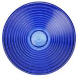 Signal-Stat Blue Round Acrylic Replacement Lens for Pedestal Lights 3760, 3763, 3860, 3861, 3862, 3863, 3762 Snap-Fit - 9341B by Truck-Lite