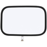 Signal-Stat 5 x 9 in. Silver Stainless Steel Left Hand Door Flat Mirror - 7217 by Truck-Lite
