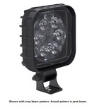 JW Speaker 4 in. x 4 in. Square LED Work Light 12-24V with Spot Beam Pattern - Model 840 - 1300021