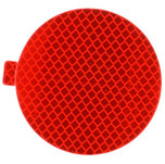 Truck-Lite 3 in. Red Round Retro-Reflective Tape Reflector - Basket of 500 - 98175RB