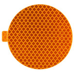 Truck-Lite 3 in. Yellow Round Retro-Reflective Tape Reflector - Bulk Pkg - 98175Y3