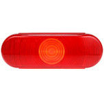 Truck-Lite Red Oval Polycarbonate Replacement Lens for Front and Rear Lighting 60340R, 60345C, 60834C and 60344R - 99184R