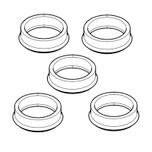 Alemite Seal Kit for Medium-Pressure Stub Pump 9668 - 393530-23