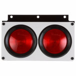 Truck-Lite 40 Series Right Hand Side Red Round Incandescent Stop/Turn/Tail Light Module 12V - Bulk Pkg - 40747-3