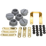 Truck-Lite 50 Series Silver/Gray/Brass Junction Box Hardware Kit - 50602