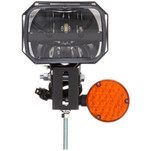 Truck-Lite 23 Diode Clear Rectangular LED Left Hand Side Snow Plow Light Kit 12-24V - 80873
