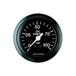 Datcon - Mechanical Oil Pressure Gauge 0-100 PSI Black - 101315