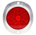 Signal-Stat Red Round Armored Reflector - Bulk Pkg - 43-3 by Truck-Lite