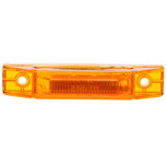 Truck-Lite 35 Series 1 Diode Yellow Rectangular LED Marker Clearance Light 12V with 2 Screw Mount and Diamond Shell - 35880Y