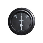 Datcon 52mm Heavy Duty Automotive Ammeter Gauge 20-0-20A 12V with Black Bezel - 101351