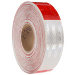 Truck-Lite Red/White 2 in. X 150 ft. Kiss Cut Reflective Tape Roll - 98146