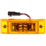 Truck-Lite 21 Series Auxiliary Yellow Rectangular 16 Diode LED Marker Clearance Light 12V - 21095Y