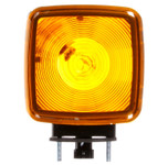 Signal-Stat 5800 Series 1 Bulb Dual Face Yellow Square Incandescent Pedestal Light 12V - 5800AAK by Truck-Lite