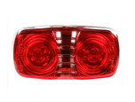 Signal-Stat 2-Bulb Red Rectangular Incandescent Marker Clearance Light 12V Blunt Cut - Bulk Pkg - 1203-3 by Truck-Lite