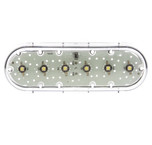 Truck-Lite 60 Series 2 x 6 in. Oval White LED Work Light 12V 6 Diode - 60354C