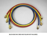 Yellow Jacket 96 in. Auto Manifold Hose 1/2 in. Female Acme x 14mm Male - Blue - 27296