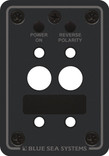 Blue Sea Systems A-Series Double Blank Mounting Panel - 8173