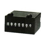 ENM 7-Digit Miniature Electrical Counter 115V AC with PCB Mount - Back of Panel - E4B72H