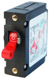 Blue Sea Systems A-Series Red Toggle Circuit Breaker Single Pole 40A - 7225