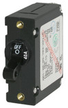 Blue Sea Systems A-Series Black Toggle Circuit Breaker Single Pole 40A - 7224