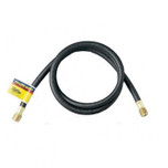 Yellow Jacket PLUS II Heavy Duty Combination Charging/Vacuum Hose D-72 in. Black 5/8 in. x 5/8 in. - 16072