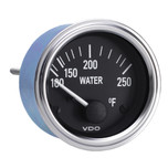 VDO Series 1 250F Electric Water Temperature Gauge 12V Use with VDO Sender - 310 304