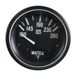 Stewart Warner Electric Water Temperature Gauge 100-280F - 284J