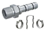 MEI EZ-Clip Male Insert O-Ring Straight No. 10 Hose Fitting without Port - 4472EZ