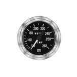 Stewart Warner Water Temperature Gauge 100-265F with Chrome Bezel - 82326-72