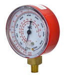 MEI Mastercool Red High Side Pressure Manifold Gauge for R12/22/502 Refrigerant Type - 2.5 in. Diameter - 8760