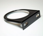 Industrial Gauge Bracket - 2 inch - Black - One Hole - R7610-PD