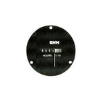 ENM 5-Digit Non-Resettable AC Powered Hour Meter III 115V AC/60 Hz with Panel Mount - Round SAE Bezel - T18B52BC