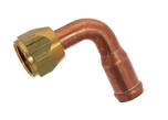 MEI Copper Heater Fitting 90 Deg. Elbow No. 8 O-Ring x 5/8 in. Hose - 2662