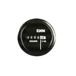 ENM 5-Digit Non-Resettable AC Powered Hour Meter II 115V AC/50 Hz with Panel Mount - Stainless Steel Bezel - T18BG53BC