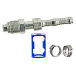 MEI Straight Male O-Ring Burgaclip Steel Fitting No. 6 x Hose No. 6 Reduced without Port - 4389BC