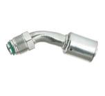 MEI Male O-Ring 45 Deg. Steel Fitting No. 10 x Hose No. 10 without Port - 4395S