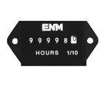 ENM 6-Digit Quartz Electronic Miniature AC Hour Meter III 230V AC Dual Voltage/Frequency - Back of Panel Mount with 2-Screws - T51K1