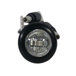 Heavy Duty Lighting Mini Round 2-Wire 3 LED Amber Clearance Marker Light 20mA with Clear Lens - HD34003YCSMD