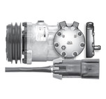 Sanden Compressor Model SD7H15 12V R134a with 125mm A2 Groove Clutch and JDA Head - 75R84312 / RD-5-10274-0P by Red Dot