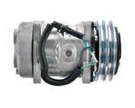 Sanden Compressor Model SD7H15HD-FLX7 24V R134a with 132mm 2Gr Clutch and GV Head - MEI 5291