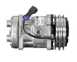 Sanden Compressor Model SD7H15HD 12V R134a with 132mm 2Gr Clutch and MDA Head - MEI 5327