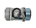 Sanden Compressor Model SD7H15HD 24V R134a with 119mm 8Gr Clutch and GV Head - MEI 54327
