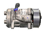 Sanden Compressor Model SD7H15HD 12V R134a with 119mm 8Gr Clutch and MDA Head - MEI 5326