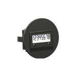 Trumeter Model 3400 Electronic LCD AC/DC Counter Round SAE Case 1/4 in. Spade Terminals Remote Reset - 3400-3010